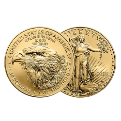 2025 1온스 아메리칸 골드 이글 불리온 주화(Coin) 50$(USD) - 22k